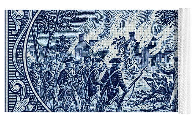 Burning of Fairfield 5c 1 - Yoga Mat