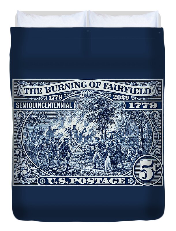 Burning of Fairfield 5c 1 - Duvet Cover