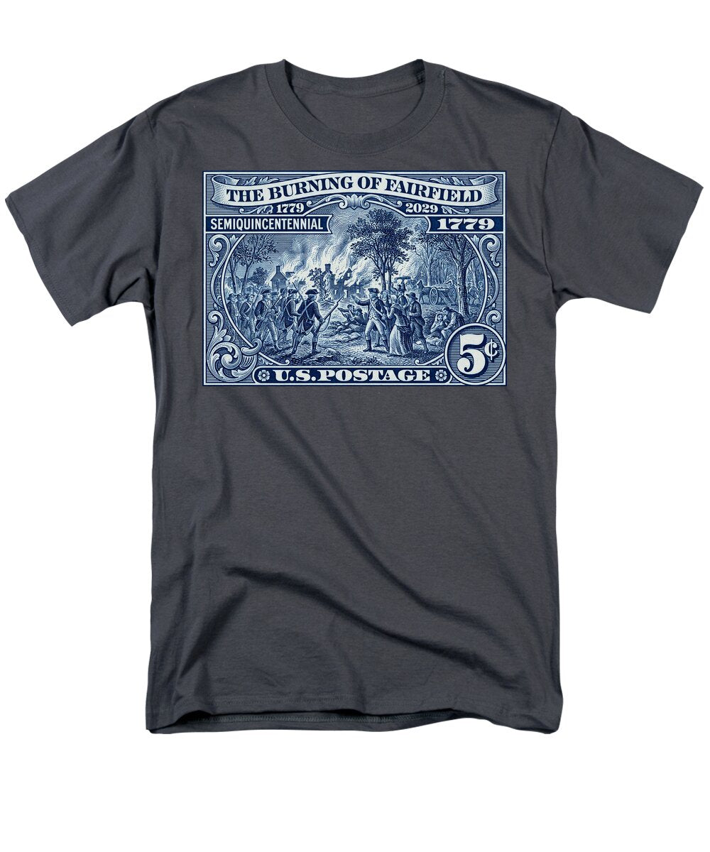 Burning of Fairfield 5c 1 - Men's T-Shirt  (Regular Fit)