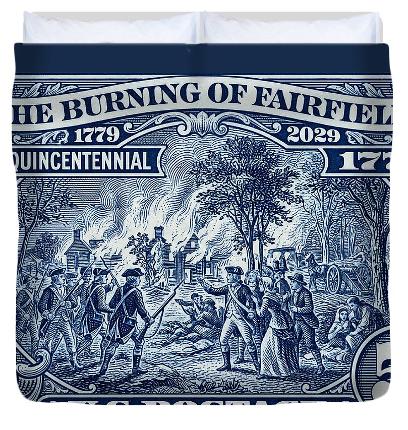 Burning of Fairfield 5c 1 - Duvet Cover