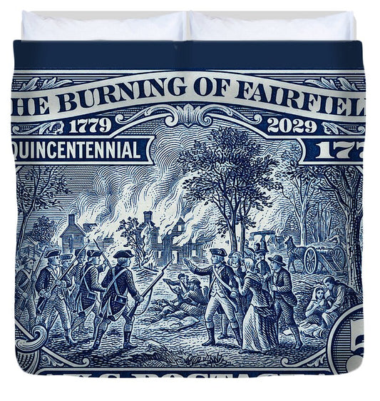 Burning of Fairfield 5c 1 - Duvet Cover