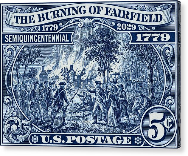 Burning of Fairfield 5c 1 - Acrylic Print
