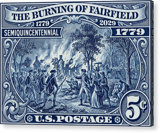 Burning of Fairfield 5c 1 - Acrylic Print