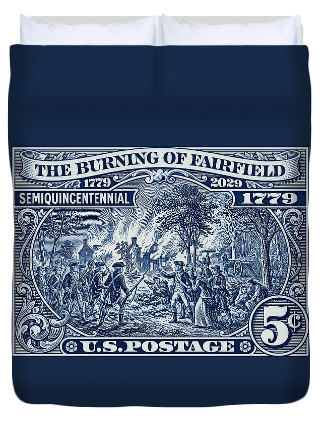 Burning of Fairfield 5c 1 - Duvet Cover