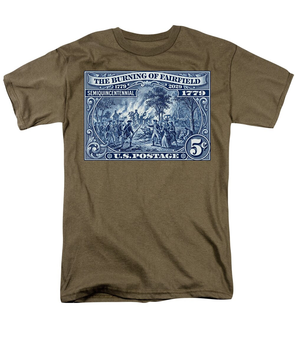 Burning of Fairfield 5c 1 - Men's T-Shirt  (Regular Fit)