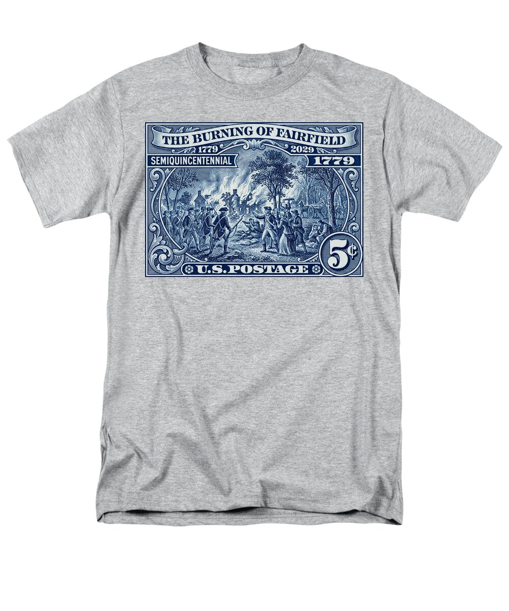 Burning of Fairfield 5c 1 - Men's T-Shirt  (Regular Fit)