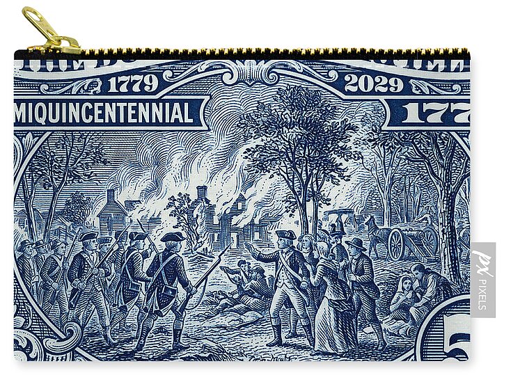 Burning of Fairfield 5c 1 - Zip Pouch