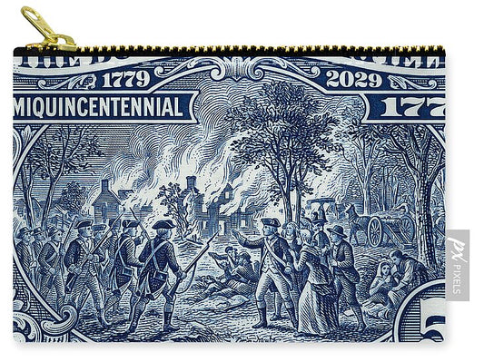 Burning of Fairfield 5c 1 - Zip Pouch