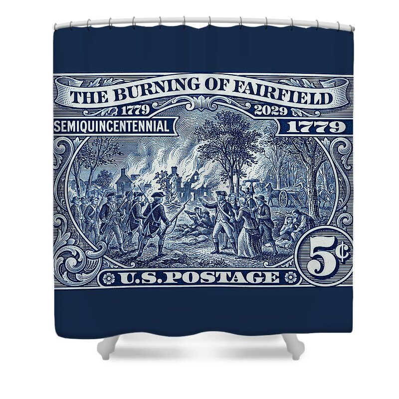 Burning of Fairfield 5c 1 - Shower Curtain