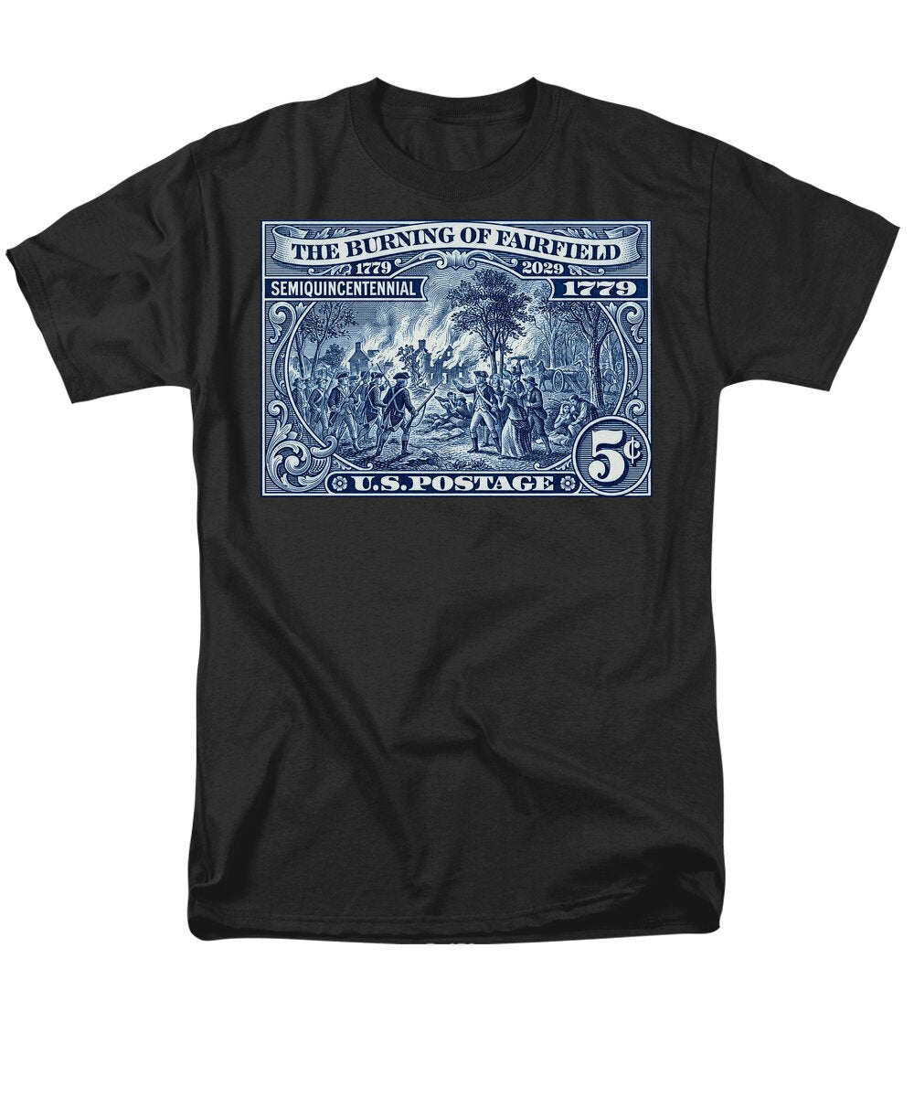 Burning of Fairfield 5c 1 - Men's T-Shirt  (Regular Fit)
