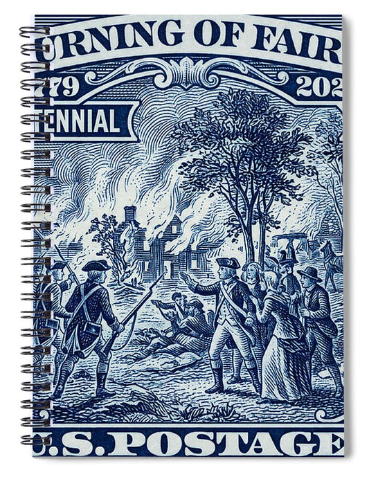 Burning of Fairfield 5c 1 - Spiral Notebook