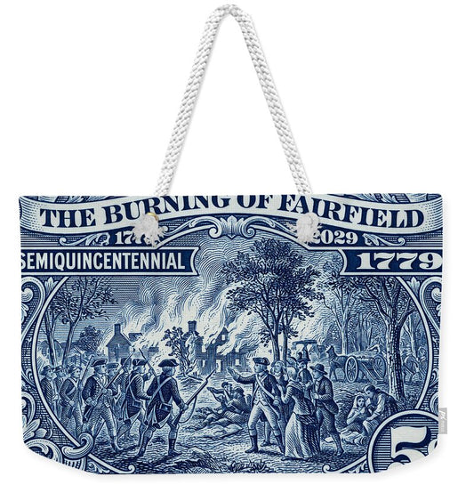 Burning of Fairfield 5c 1 - Weekender Tote Bag