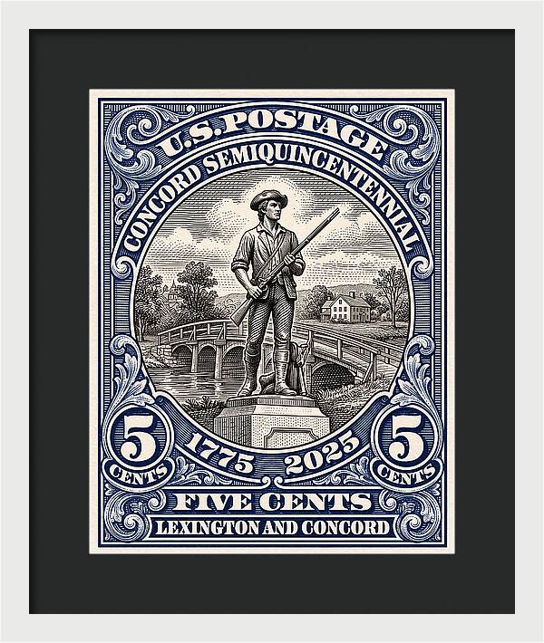 Concord 5c 1 - Framed Print