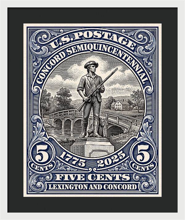 Concord 5c 1 - Framed Print