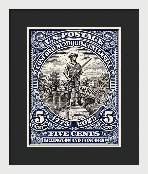 Concord 5c 1 - Framed Print