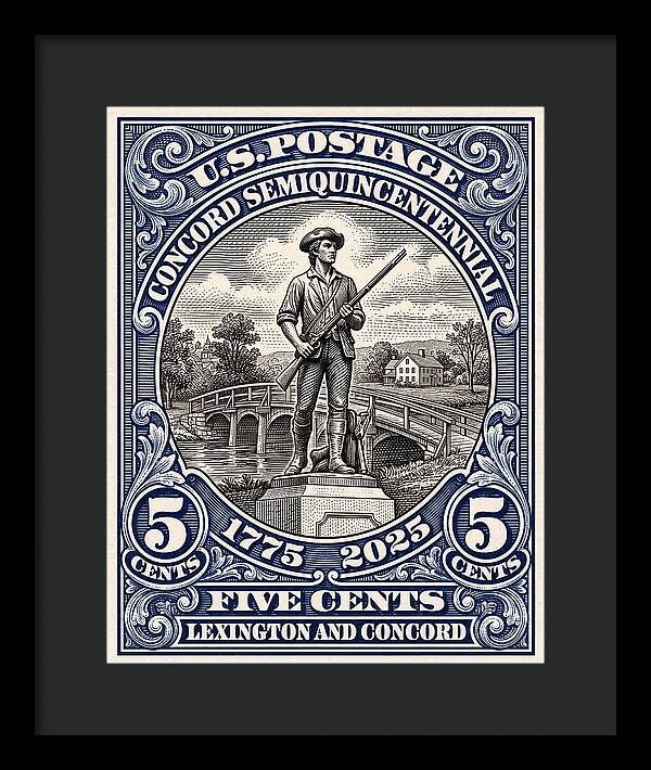 Concord 5c 1 - Framed Print