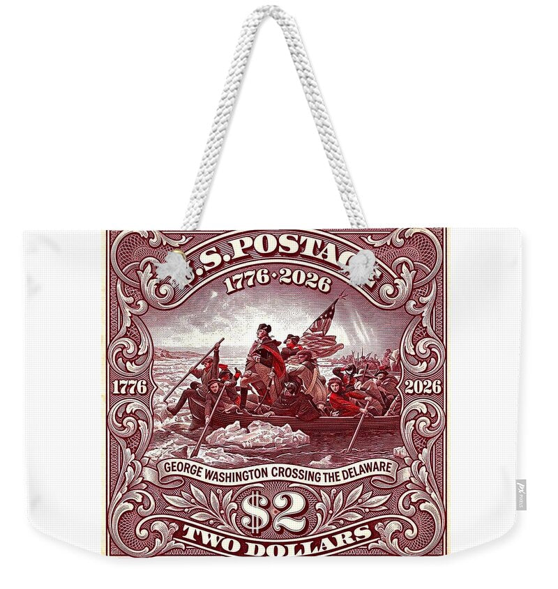 Crossing the Delaware $2 1 - Weekender Tote Bag