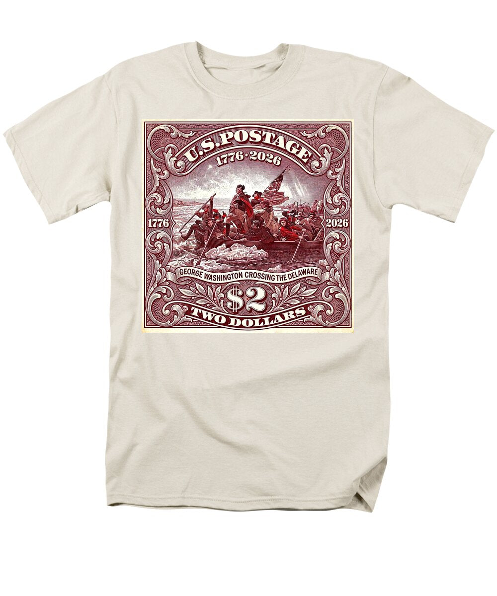 Crossing the Delaware $2 1 - Men's T-Shirt  (Regular Fit)