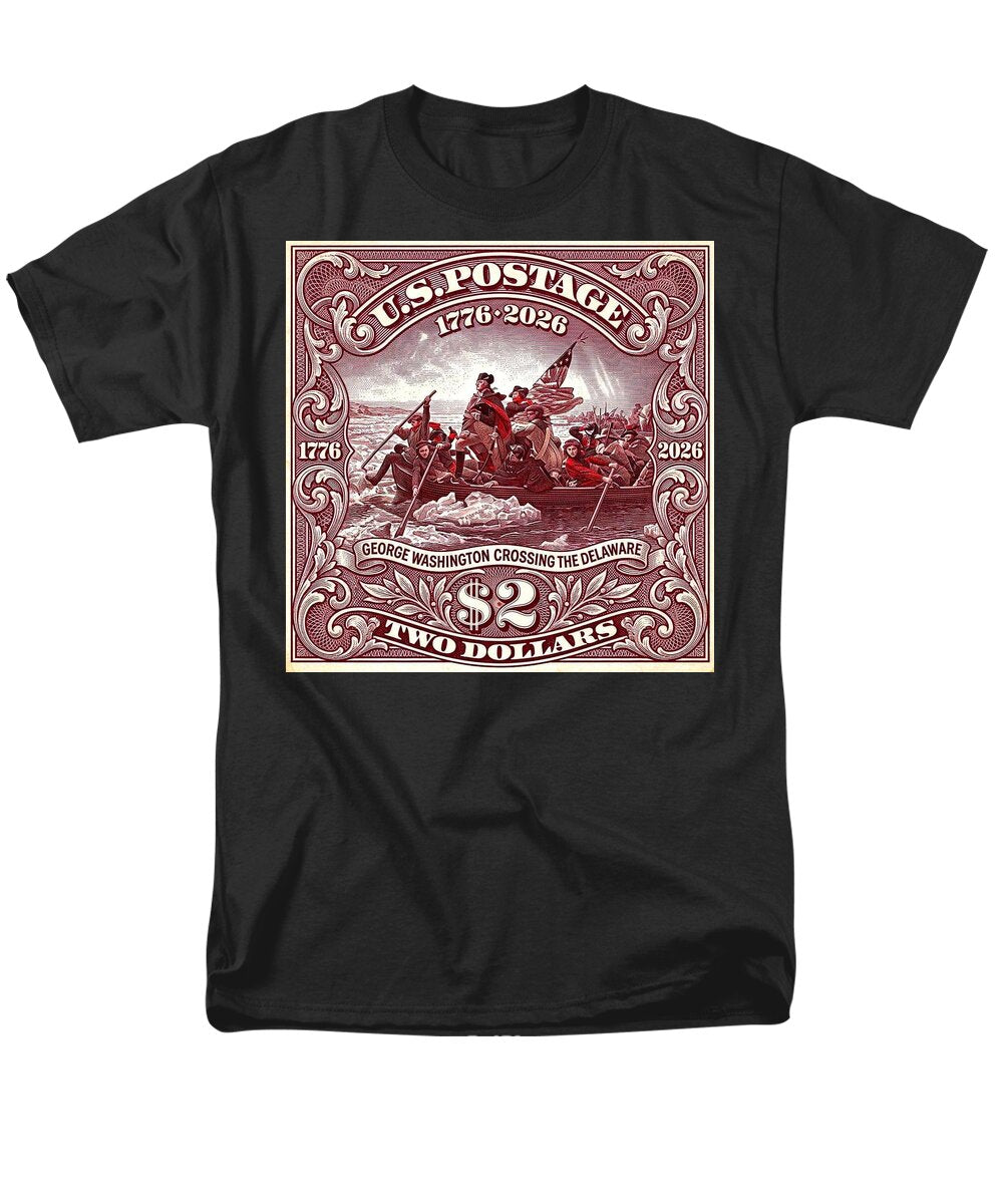 Crossing the Delaware $2 1 - Men's T-Shirt  (Regular Fit)