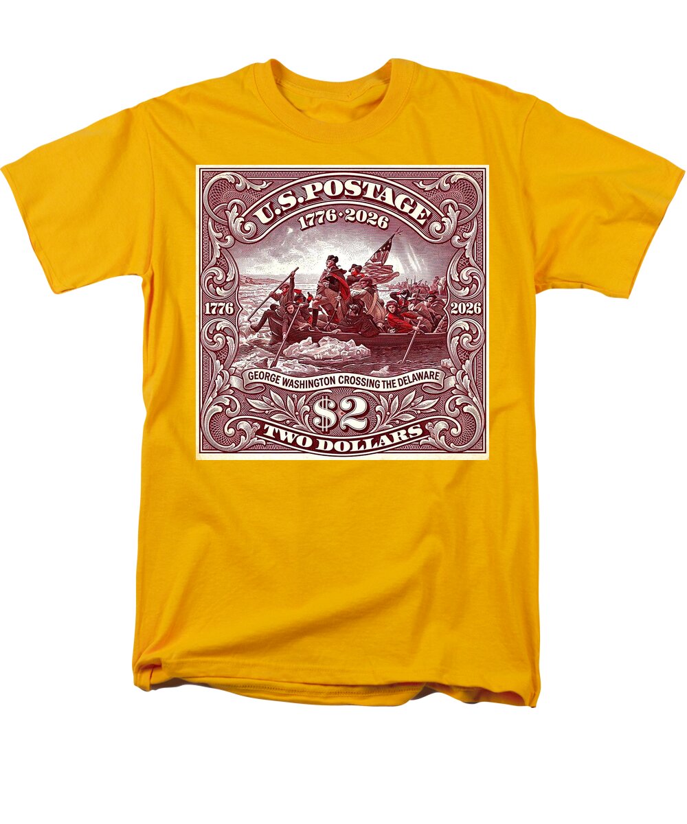 Crossing the Delaware $2 1 - Men's T-Shirt  (Regular Fit)