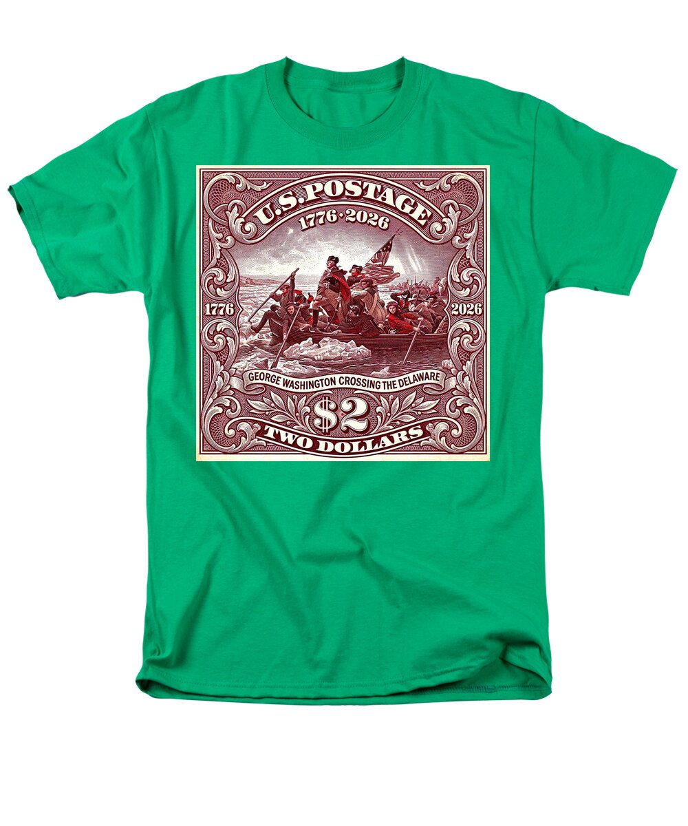 Crossing the Delaware $2 1 - Men's T-Shirt  (Regular Fit)