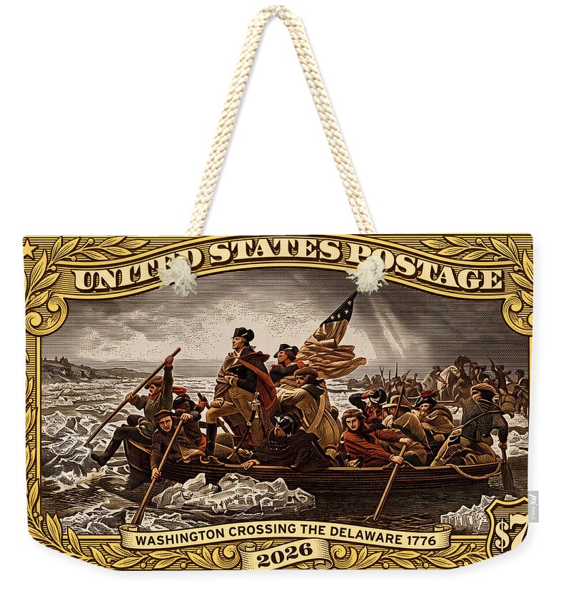 Crossing the Delaware $76 2 - Weekender Tote Bag