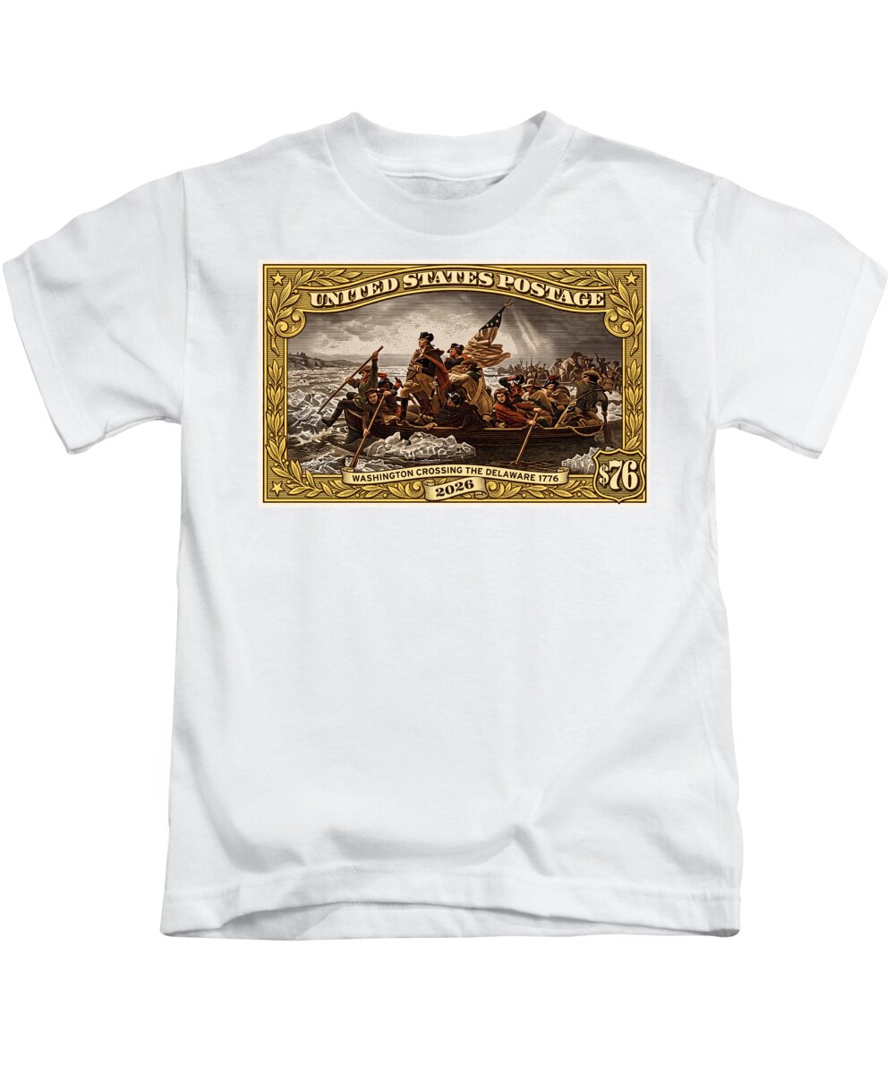 Crossing the Delaware $76 2 - Kids T-Shirt