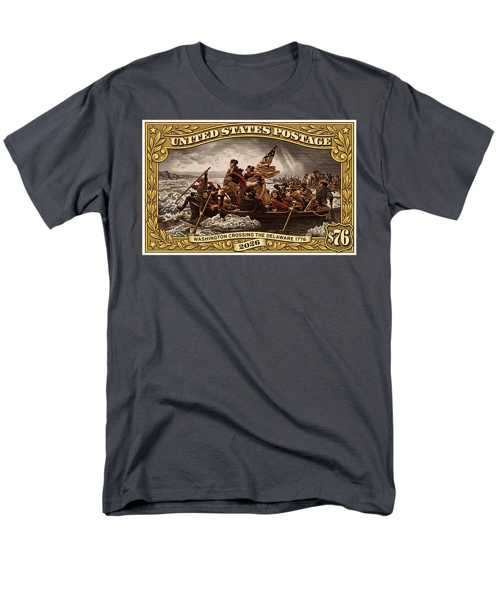 Crossing the Delaware $76 2 - Men's T-Shirt  (Regular Fit)
