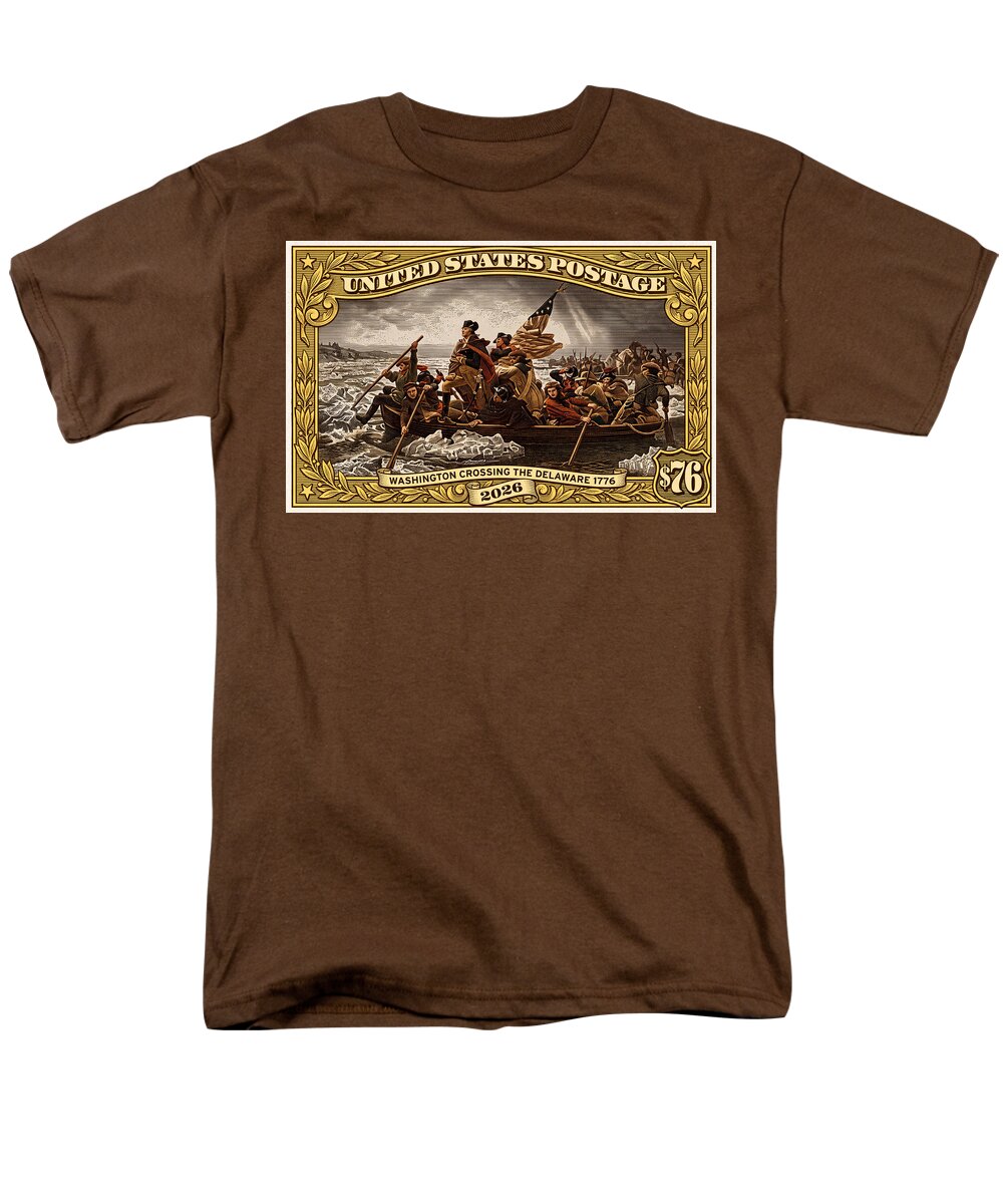 Crossing the Delaware $76 2 - Men's T-Shirt  (Regular Fit)