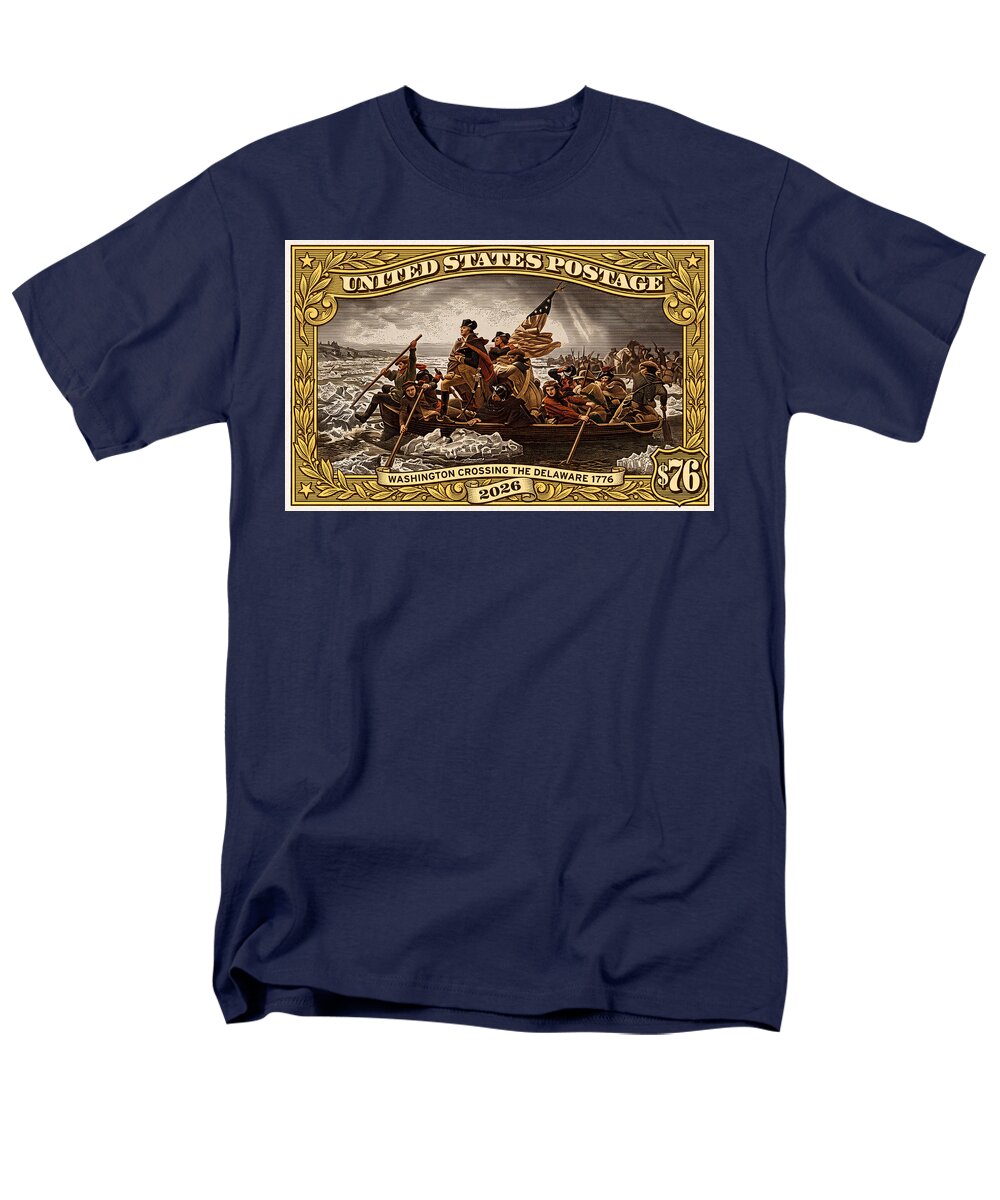 Crossing the Delaware $76 2 - Men's T-Shirt  (Regular Fit)