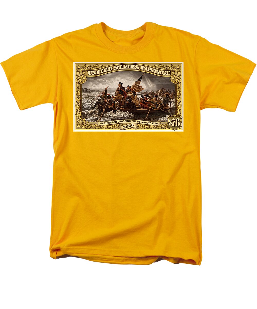 Crossing the Delaware $76 2 - Men's T-Shirt  (Regular Fit)