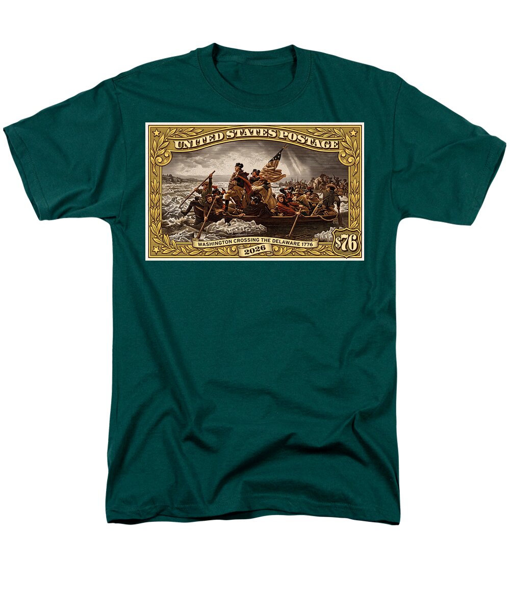 Crossing the Delaware $76 2 - Men's T-Shirt  (Regular Fit)