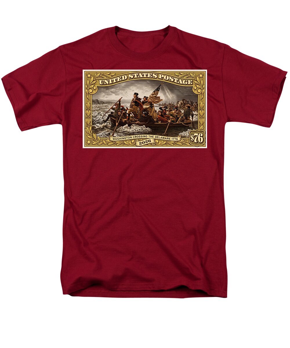 Crossing the Delaware $76 2 - Men's T-Shirt  (Regular Fit)