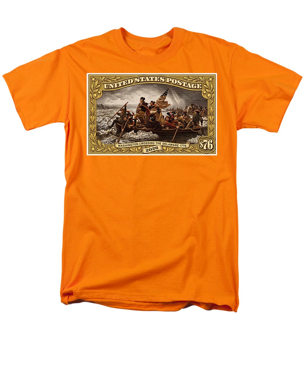 Crossing the Delaware $76 2 - Men's T-Shirt  (Regular Fit)