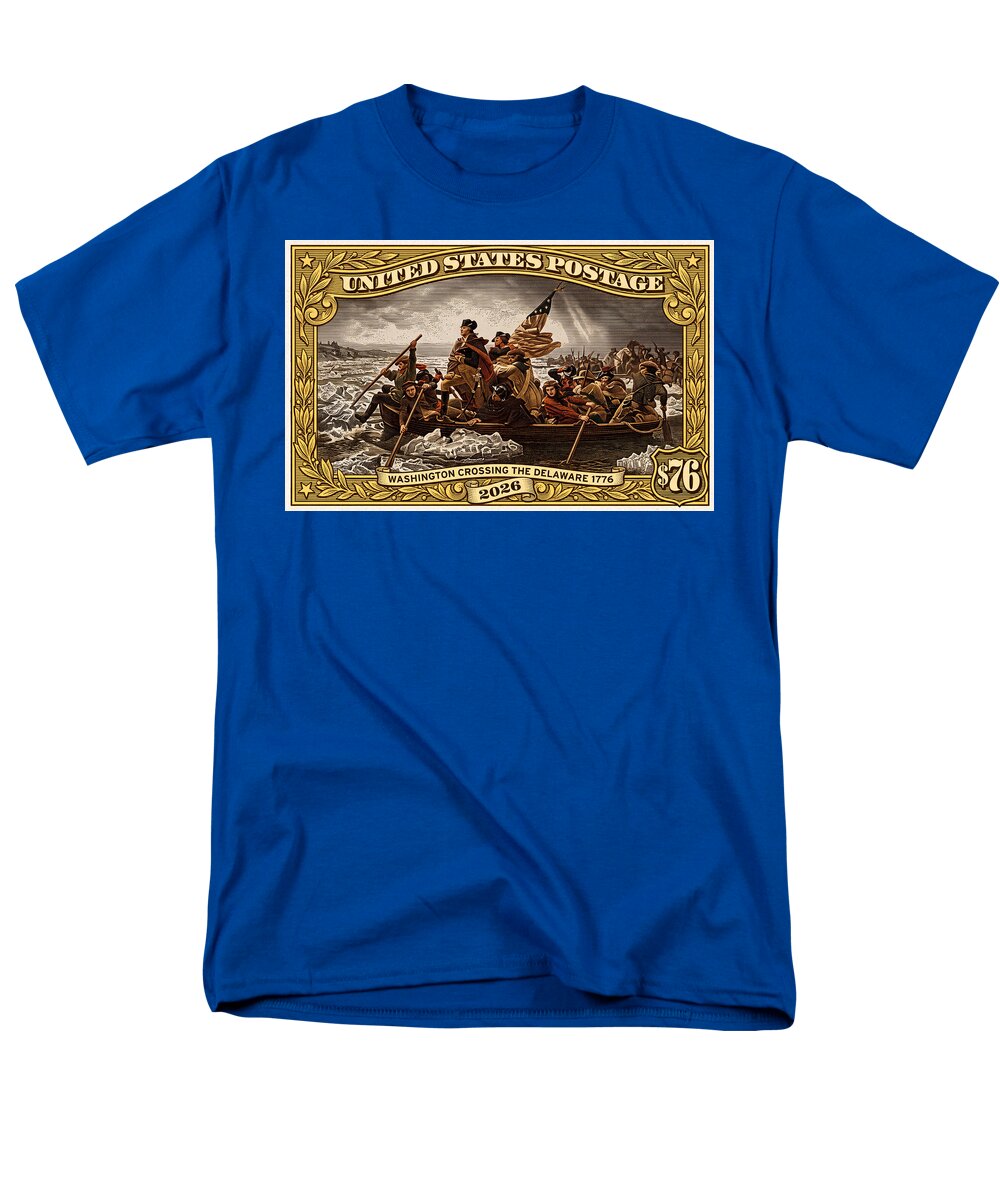 Crossing the Delaware $76 2 - Men's T-Shirt  (Regular Fit)