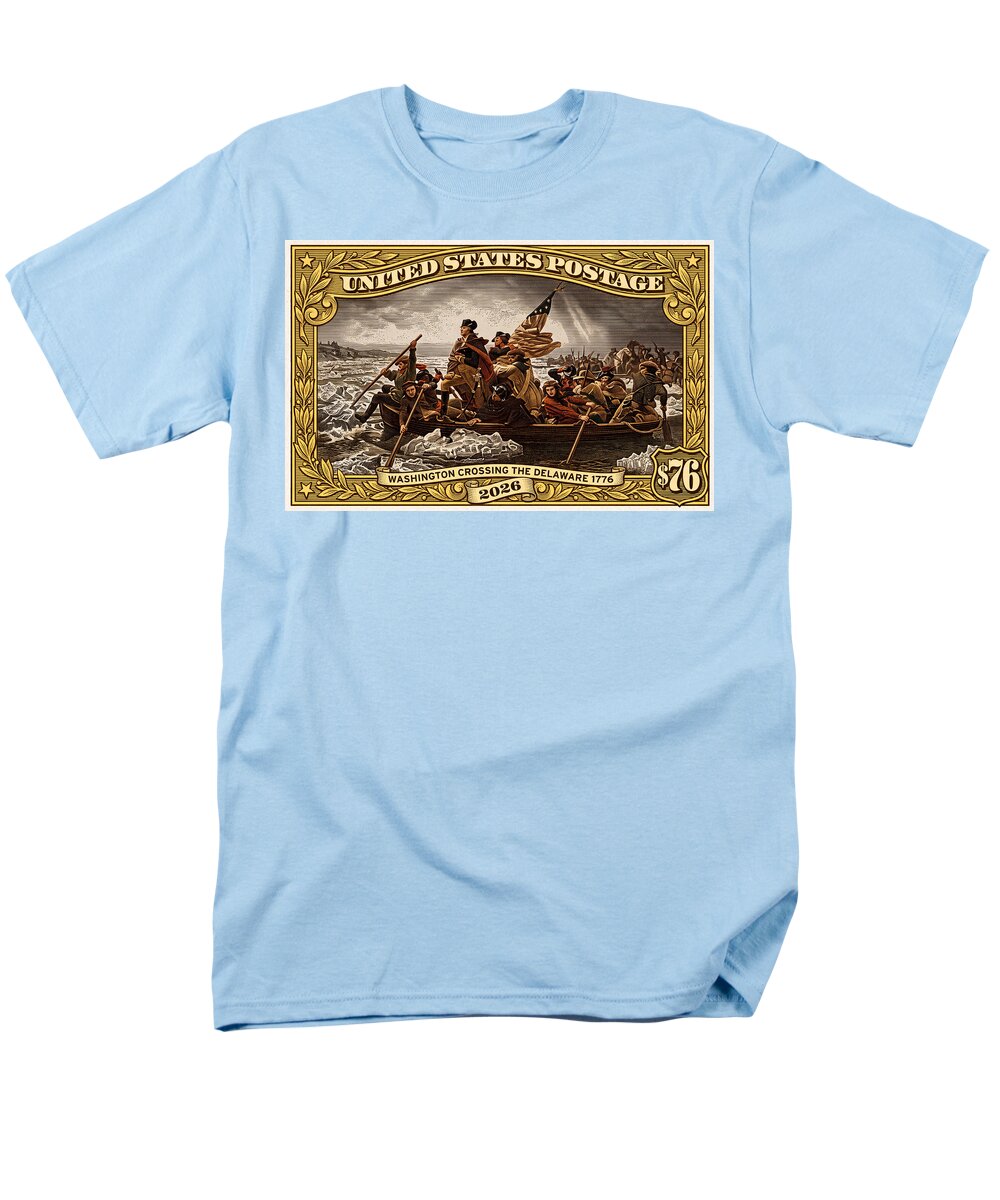 Crossing the Delaware $76 2 - Men's T-Shirt  (Regular Fit)