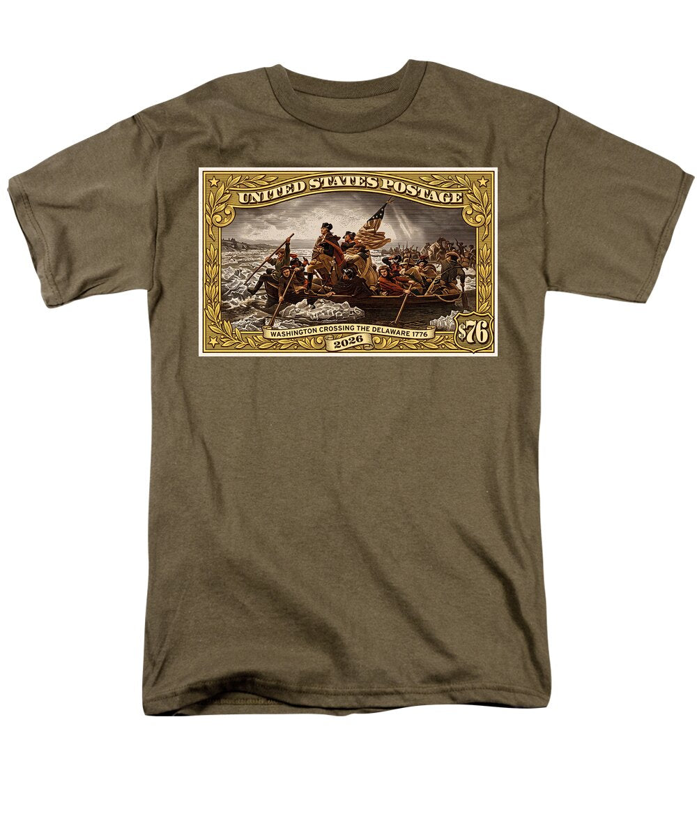 Crossing the Delaware $76 2 - Men's T-Shirt  (Regular Fit)