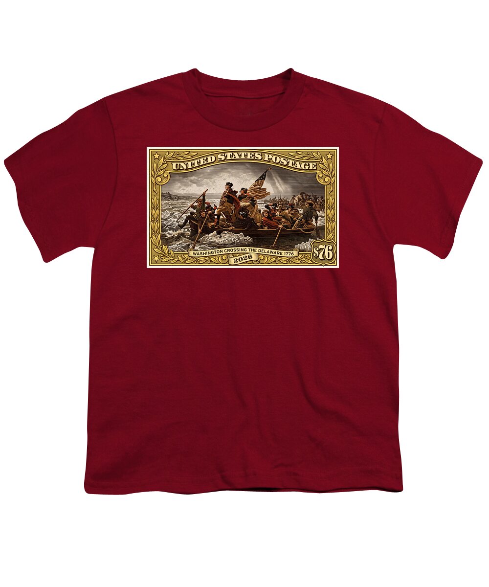 Crossing the Delaware $76 2 - Youth T-Shirt