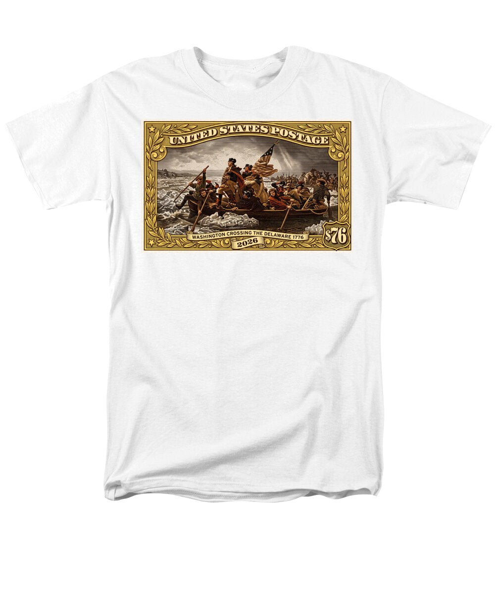 Crossing the Delaware $76 2 - Men's T-Shirt  (Regular Fit)