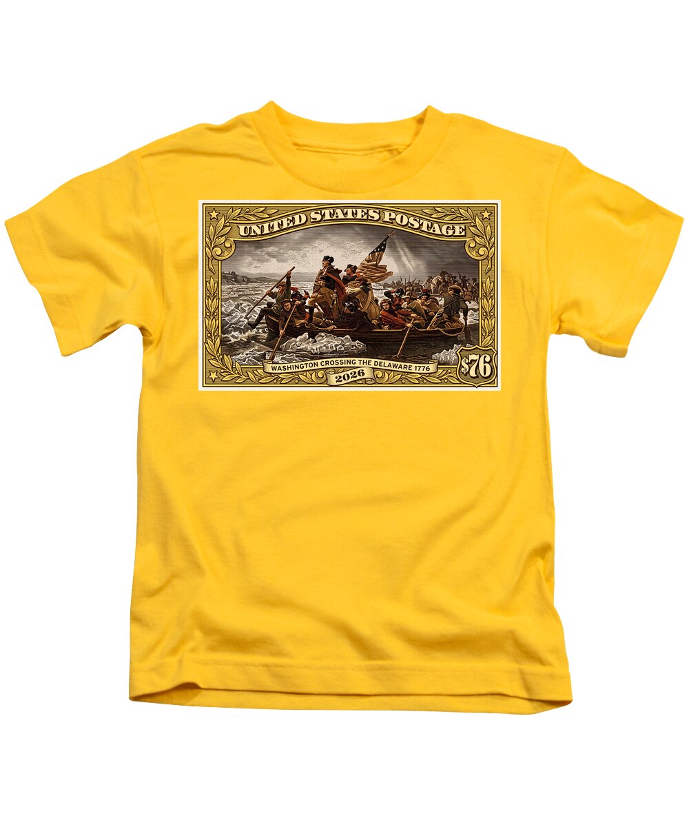 Crossing the Delaware $76 2 - Kids T-Shirt