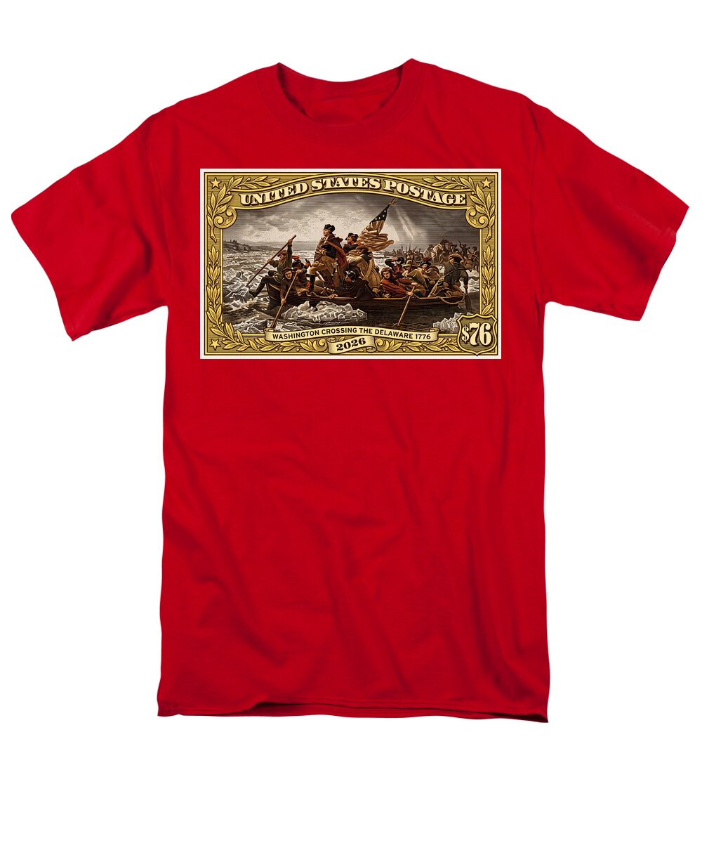 Crossing the Delaware $76 2 - Men's T-Shirt  (Regular Fit)