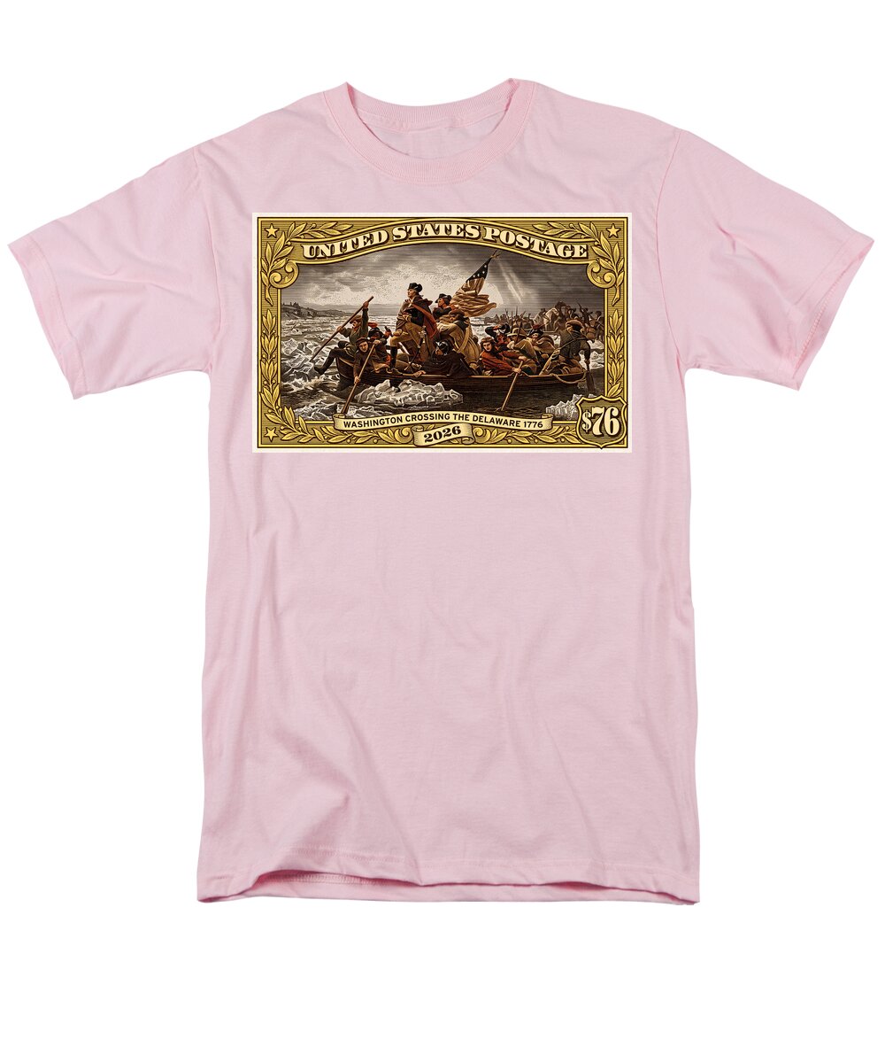 Crossing the Delaware $76 2 - Men's T-Shirt  (Regular Fit)