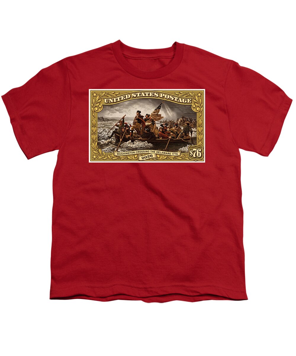 Crossing the Delaware $76 2 - Youth T-Shirt