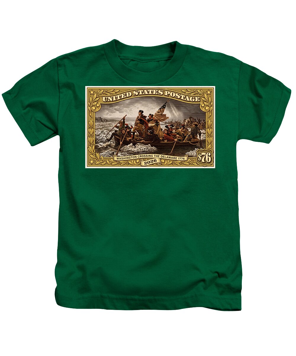 Crossing the Delaware $76 2 - Kids T-Shirt