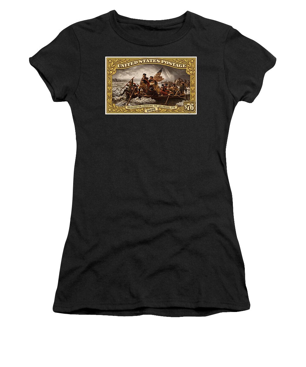 Crossing the Delaware $76 2 - Women's T-Shirt