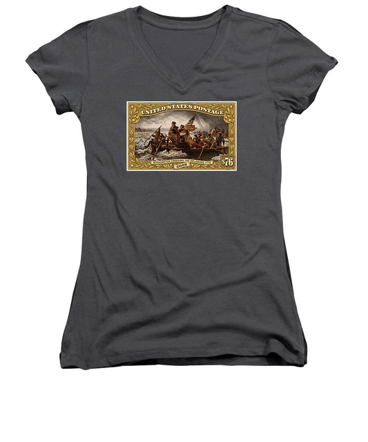Crossing the Delaware $76 2 - Women's V-Neck