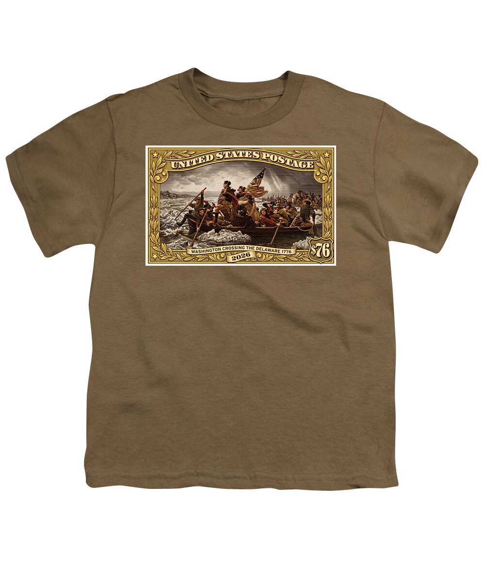 Crossing the Delaware $76 2 - Youth T-Shirt
