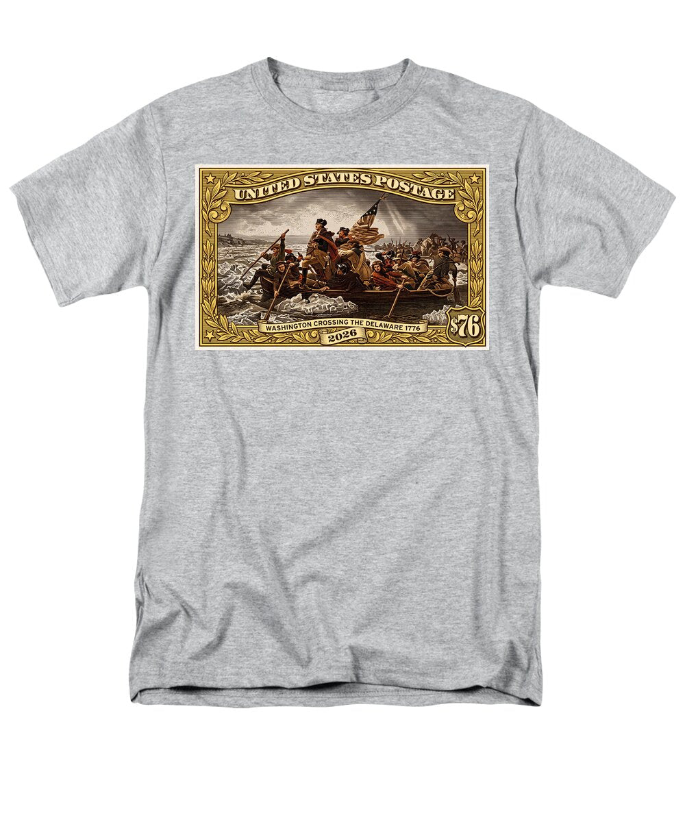 Crossing the Delaware $76 2 - Men's T-Shirt  (Regular Fit)