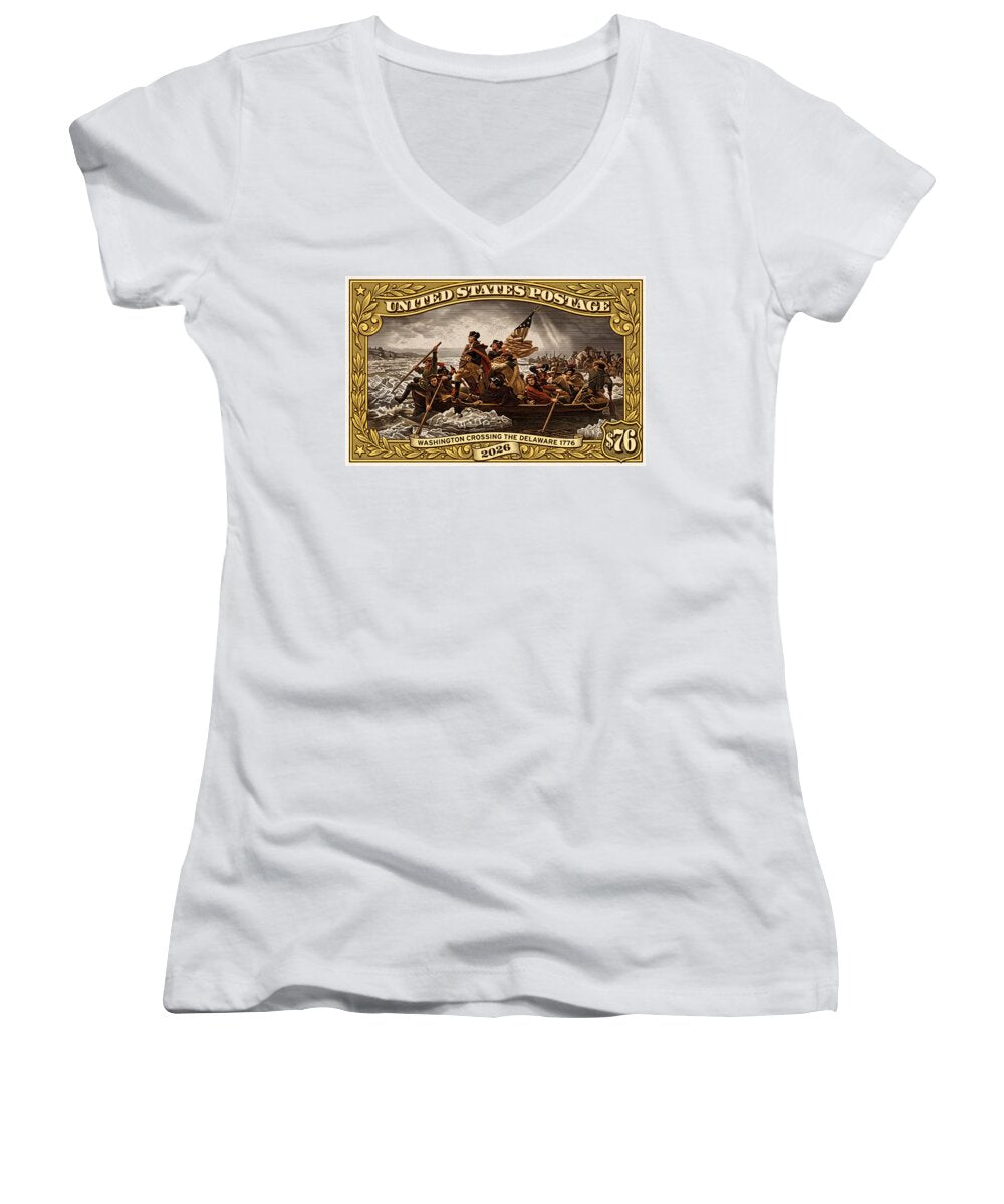 Crossing the Delaware $76 2 - Women's V-Neck