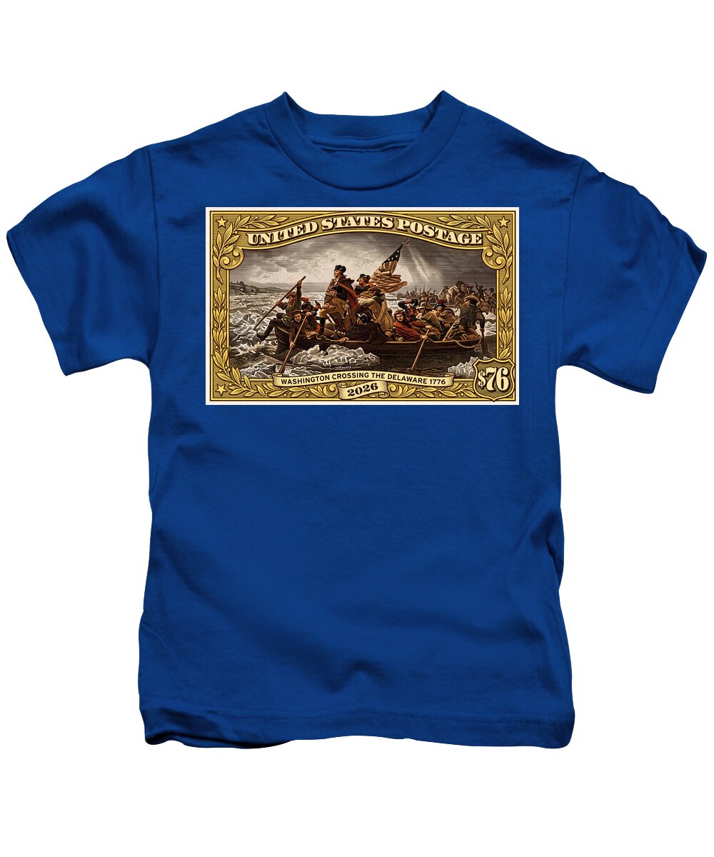 Crossing the Delaware $76 2 - Kids T-Shirt